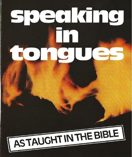 Cover of Speaking in Tongues As Taught in the Bible