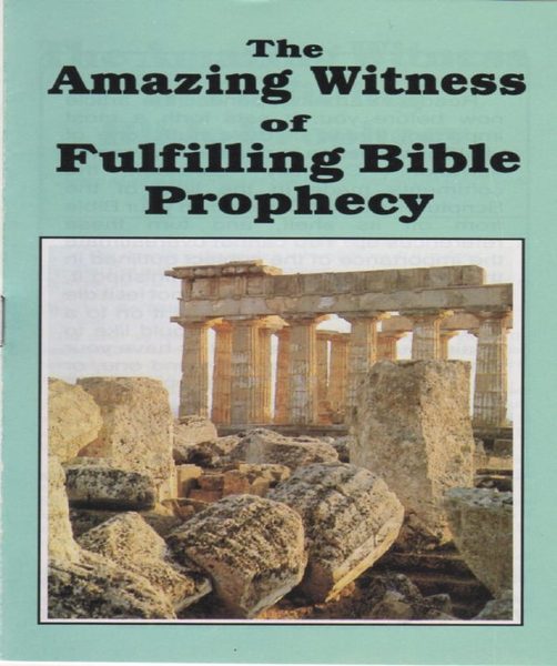 Cover of The Amazing Witness of Fulfilling Bible Prophecy