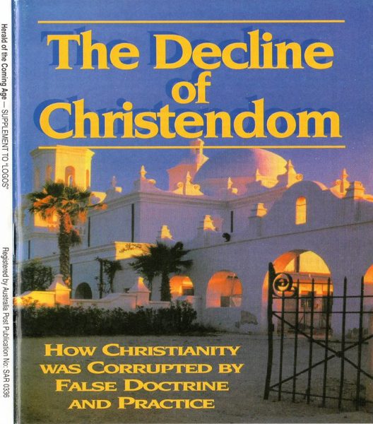 Cover of The Decline of Christendom