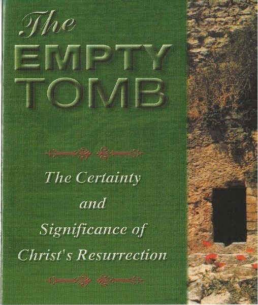 Cover of the booklet The Empty Tomb.