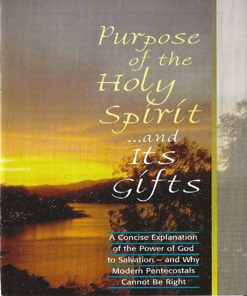 Cover of The Purpose of the Holy Spirit and Its Gifts