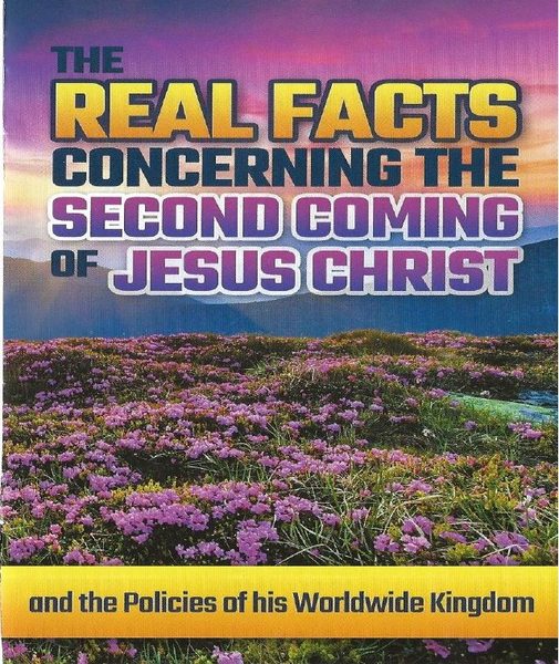 Cover of The Real Facts Concerning The Second Coming of Jesus Christ