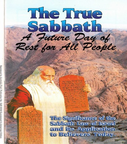 Cover of The True Sabbath A Future Day of Rest for All People